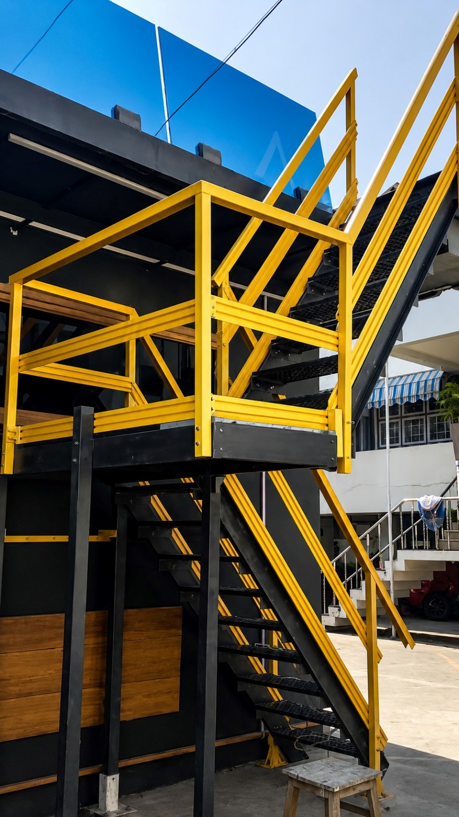 FRP Structure Staircase & Hand Railing